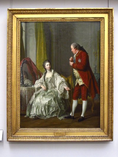 Il Marchese di Marigny e sua moglie da Louis Michel van Loo